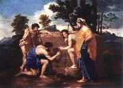 POUSSIN, Nicolas Et in Arcadia Ego af oil painting reproduction